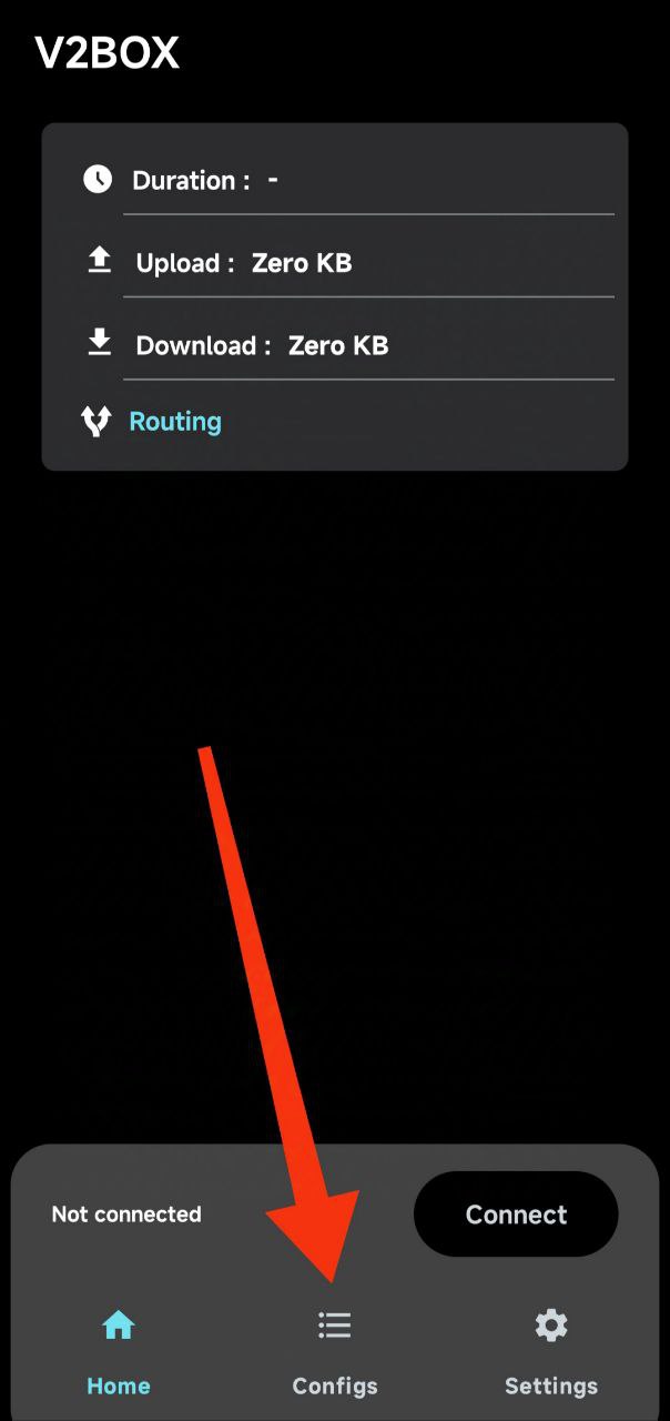 VPN ဆက်တင်များကို ရှာဖွေနေသည်